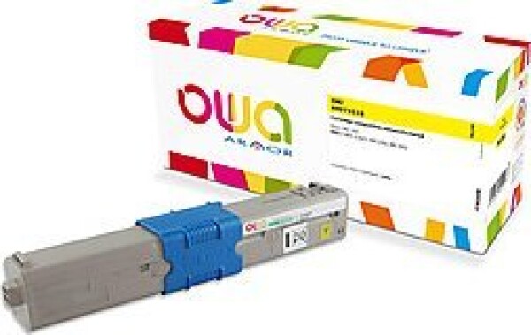 Armor Toner OWA Armor do OKI C301, C321, MC332, MC342, 1500p, 44973533, žltá/yellow