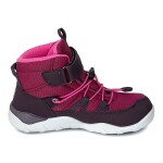 Detské zimné barefootové topánky s membránou BUGGA CHRIS Burgundy B00190-16 - 31
