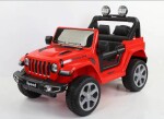 Mamido Mamido Elektrické autíčko SPEED 4x4 červené | 180W | EVA | LED | 2,4 Ghz | ECO koža | 12V7Ah