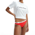 Dámske brazílske čipky Carousel QD3859E-FDD - Calvin Klein L