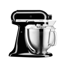 KitchenAid 5KSM185PSEOB čierna / Kuchynský robot Artisan / 300W / 4,8 L / 10 rýchlostí (5KSM185PSEOB)