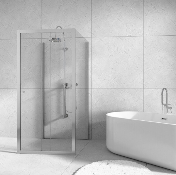 H K - Trostenný sprchovací kút Flexi U3 80x100x80 L/P variant vrátane sprchovej vaničky z liateho mramoru SE-FLEXIU38010080/THOR-10080