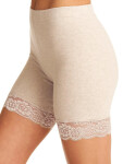 Hot Touch Key LXU 729 1 šortky/reformy s čipkou S-XL tmavě béžová M