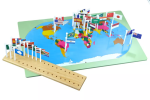 Moyo Montessori Moyo Montessori Svet - mapa s vlajkami (na stojane)