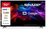 70" Sharp 70HP5265E čierna / 3840 x 2160 / QLED / HDMI / USB / Wi-Fi / DVB-TT2CSS2 / repro 24W (70HP5265E)