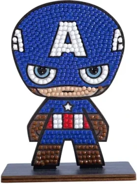 CRYSTAL ART Diamantové maľovanie Avengers: Kapitán Amerika