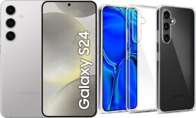 Samsung Galaxy S24 5G 8/128GB Szary (SM-S921BZA) + Etui Clear Case