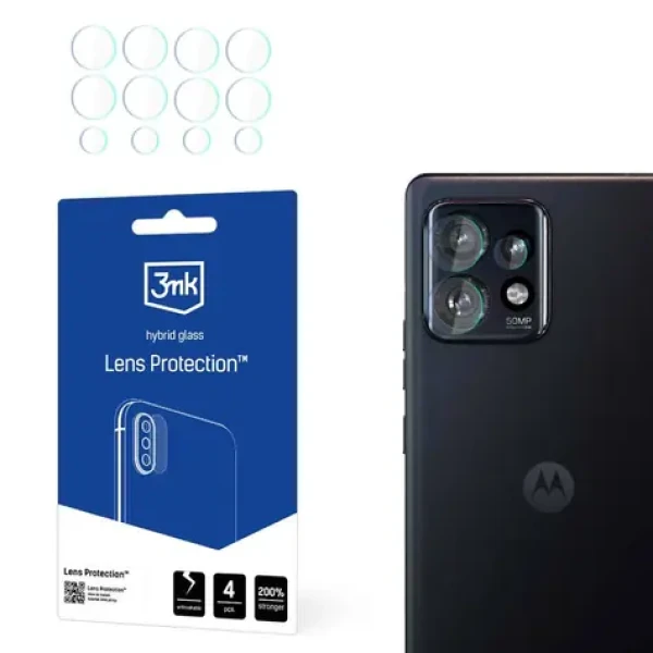 3mk Lens Protection Motorola Edge 40 Pro 5G / Sklá na fotoaparát / hybridný