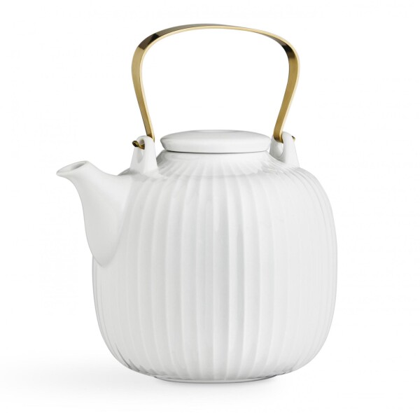 KÄHLER Porcelánová čajová kanvica Hammershøi White 1,2 l