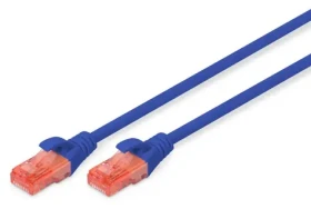 Digitus Cat6 modrá / Patch kábel / U/UTP / AWG 26/7 / 2 m (DK-1617-020/B)