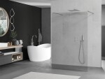 MEXEN/S - Kioto Sprchová zástena WALK-IN voľne stojaca 115 x 200, transparent 8 mm, chróm 800-115-002-01-00