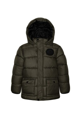 Chlapčenský nylonový kabát Puffa, Minoti, 11COAT 10, khaki - 104/110 | 4/5let