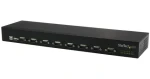 StarTech adaptér USB na sériový Port RS232 čierna / Adaptér / 8 portov / USB 2.0 / FTDI FT4232 (ICUSB23208FD)