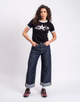 Carhartt WIP W' S/S Outlaw Star Ringer T-Shirt Black/Wax heavy stone wash S