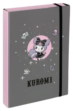 BAAGL Dosky na školské zošity A4 Jumbo Kuromi Grey / 23x32x4 cm