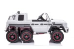Mamido Elektrické autíčko Mercedes Benz G63 6x6 biele