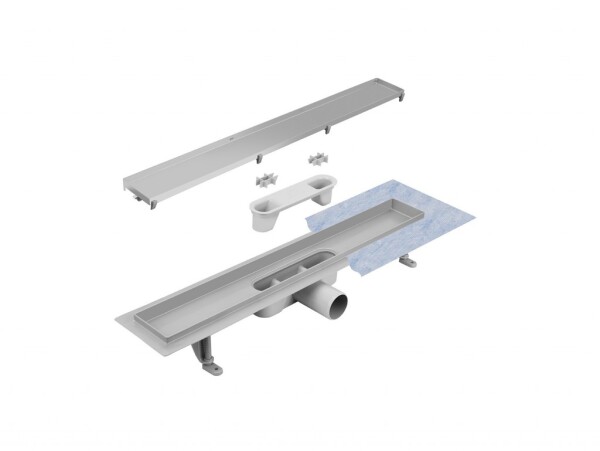 BESCO - Odtokový žľab VIRGO BASIC - Rozmer A - 80 cm ZLOL80VB