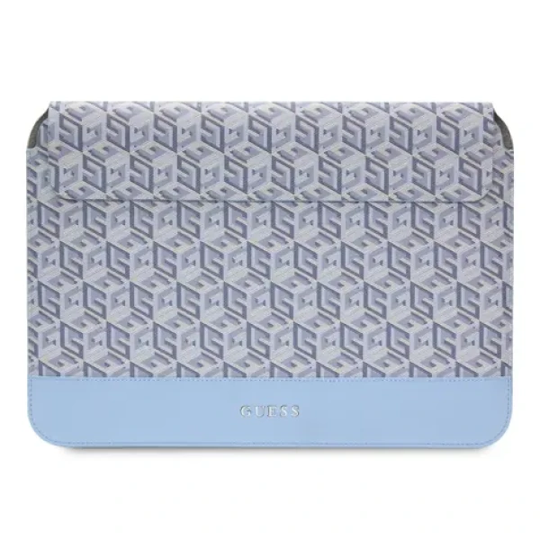 Guess PU G Cube Computer Sleeve 13/14 modrá (3666339120498)