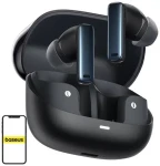 Baseus Bowie M2s čierna / bezdrôtové slúchadlá / mikrofón / Bluetooth 5.3 (NGTW350101)