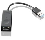 Lenovo USB 3.0 Ethernet adaptér čierna / Sieťový adaptér / USB-A / RJ-45 (03X6840)