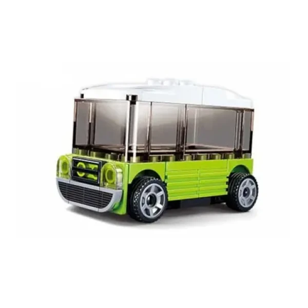 Sluban Power Bricks M38-B0933G Naťahovací Autobus