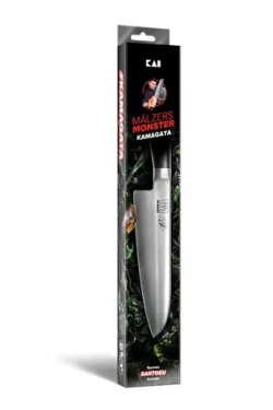 KAI Nôž Santoku KAMAGATA TM / 16,5 cm / Nerezová oceľ 4116 / Obojstranné brúsenie (TMK-0702)