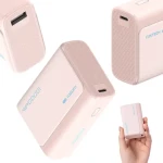 Cuktech CP13 30W PowerBanka ružová / 10000mAh / USB-C + USB-A (6973886190797)