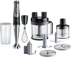 Braun MultiQuick 9 MQ 9195 XLI / Tyčový mixér / 1200 W / plynulá regulácia rýchlostí / SmartSpeed (MQ9195XLI)