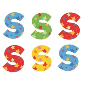 Bigjigs Toys Hviezdičkové písmenko S/od 3 rokov
