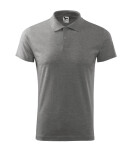 Single J. pánske polo tričko tmavosivé XL