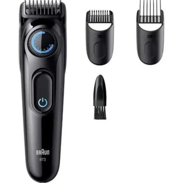 Braun BT3520 Series 3 čierna / Zastrihávač fúzov / 0,5-20 mm / 50 min prevádzka (8700216428002)