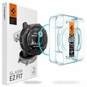 Spigen Glass tR EZ Fit 2 Pack ochranné sklo s aplikačným nástrojom pre Garmin Instinct 2X Solar (AGL07593)