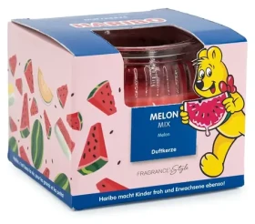 HARIBO Vonná sviečka Melon Mix / Vonná sviečka / darčeková krabička / 85 g (A2116)