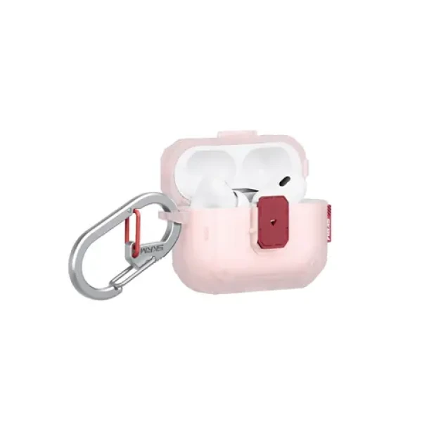 SKINARMA MECHA LE púzdro pre AirPods Pro 3, Frosted blush (8886461249170)