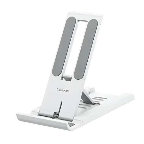 USAMS ZJ070 biela / Držiak / Stolný / pre telefón a tablet / nastaviteľný / ABS+PC (ZJ070ZJ02)