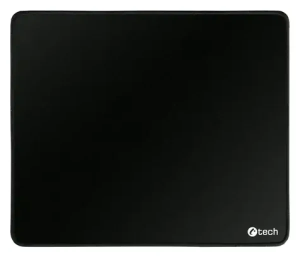 C-tech MP-01 čierna / Podložka pod myš / 320x270x4mm / obšité okraje (MP-01BK)