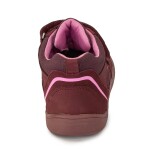 Dievčenská celoročná obuv s membránou Barefoot BANET BORDO, Protetika, červená - 23