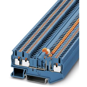 Knife disconnect terminal block PT 2,5-TWIN-MT BU 3211663 Phoenix Contact; 3211663