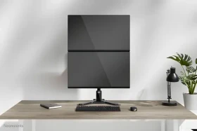 Neomounts DS45-600BL2V čierna / Stojan pre dva monitory / veľkosť 10-32" / nosnosť 9 kg / VESA 75x75-100x100 (DS45-600BL2V)