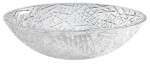SAPHO - PURUS gravírované sklenené umývadlo na dosku, 50x36cm, číre sklo TY305CL
