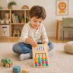 Mamido Montessori logická hra s farebnými dielikmi