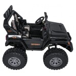 Mamido Elektrické autíčko Extreme Sport 4x4 s premenlivou veľkosťou čiernej