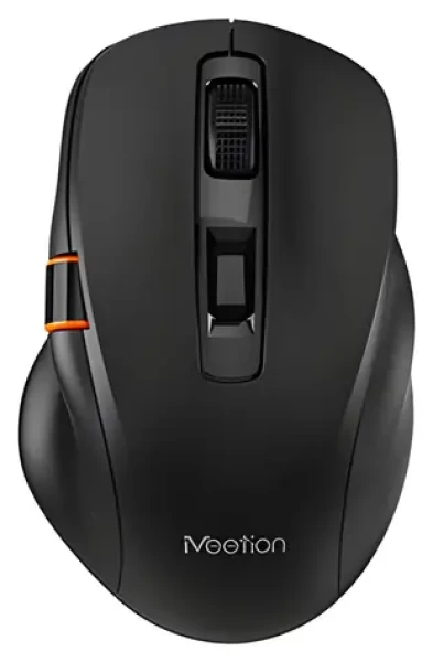 Meetion BTM032 čierna / Bezdrôtová myš / 2400 DPI / 2.4GHz / Bluetooth / 7 tlačidiel (BTM032)