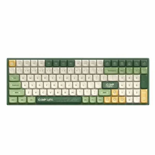 IQUNIX F97 Camping Wireless / Herná klávesnica / Bezdrôtová / RGB / MX Brown Switche / US (0600310352921)