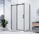 GELCO DRAGON BLACK obdĺžnikový sprchovací kút 1200x900 číre sklo, GD4612B-GD7290B GD4612B-GD7290B