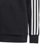 Tričko pre mladých so zipsom 3 Stripes FL HR6331 - Adidas 128 cm