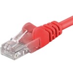 PremiumCord Patch kábel UTP RJ45-RJ45 CAT6 10m červená (sp6utp100R)