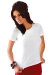 Dámske tričko Carla white - BABELL Bílá XXL