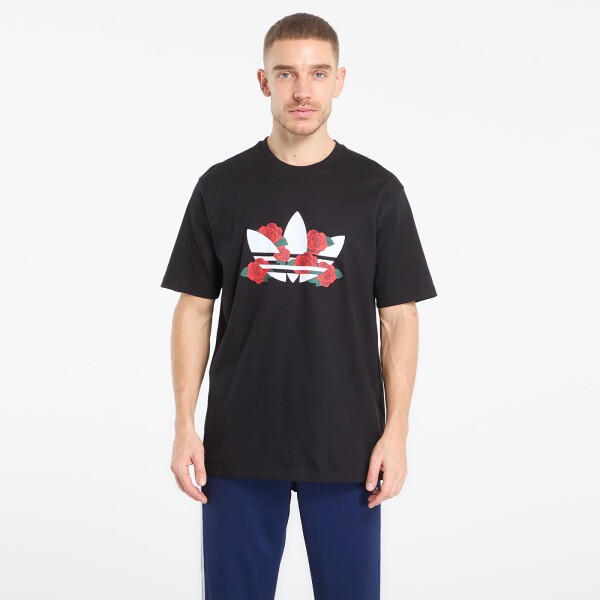 Tričko adidas Trefoil Series Roses Black XL