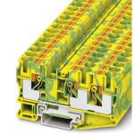 Ground modular terminal block PT 10-TWIN-PE 3208745 Phoenix Contact; 3208745